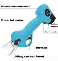 16.8V Cordless sekator litowo-jonowy sekator wydajne nożyczki Bonsai elektryczne gałęzie drzew narzędzia ogrodnicze elektryczne SC-8601 2